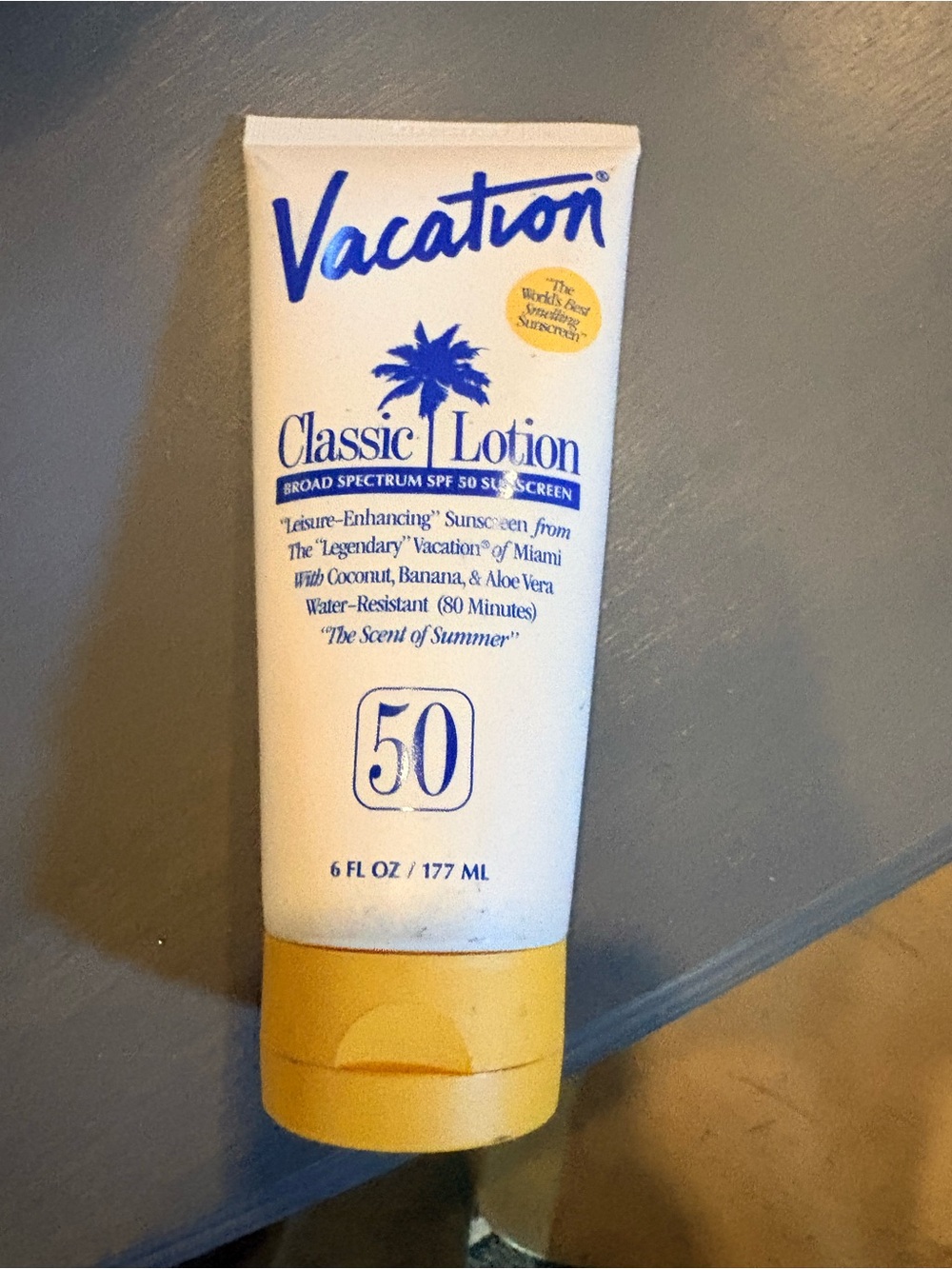 Vacation Classic Lotion SPF 50 - White & Yellow Tube